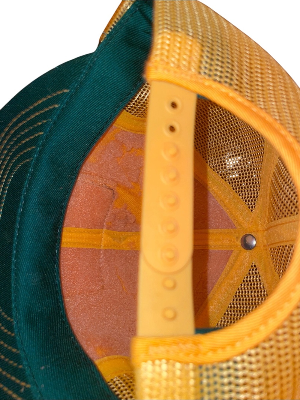 Vintage DeKalb Seed Corn K Brand USA Mesh Trucker Hat Snapback - Picture 5 of 16